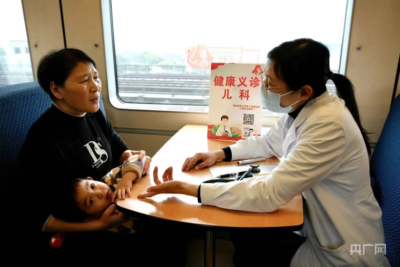 竞博APP下载注册：列车上临时搭设“健康诊室” 上海医学专家为旅客义诊(图2)