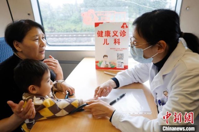 竞博APP：沪医学专家在列车上临时搭设“健康诊室”为旅客义诊(图2)